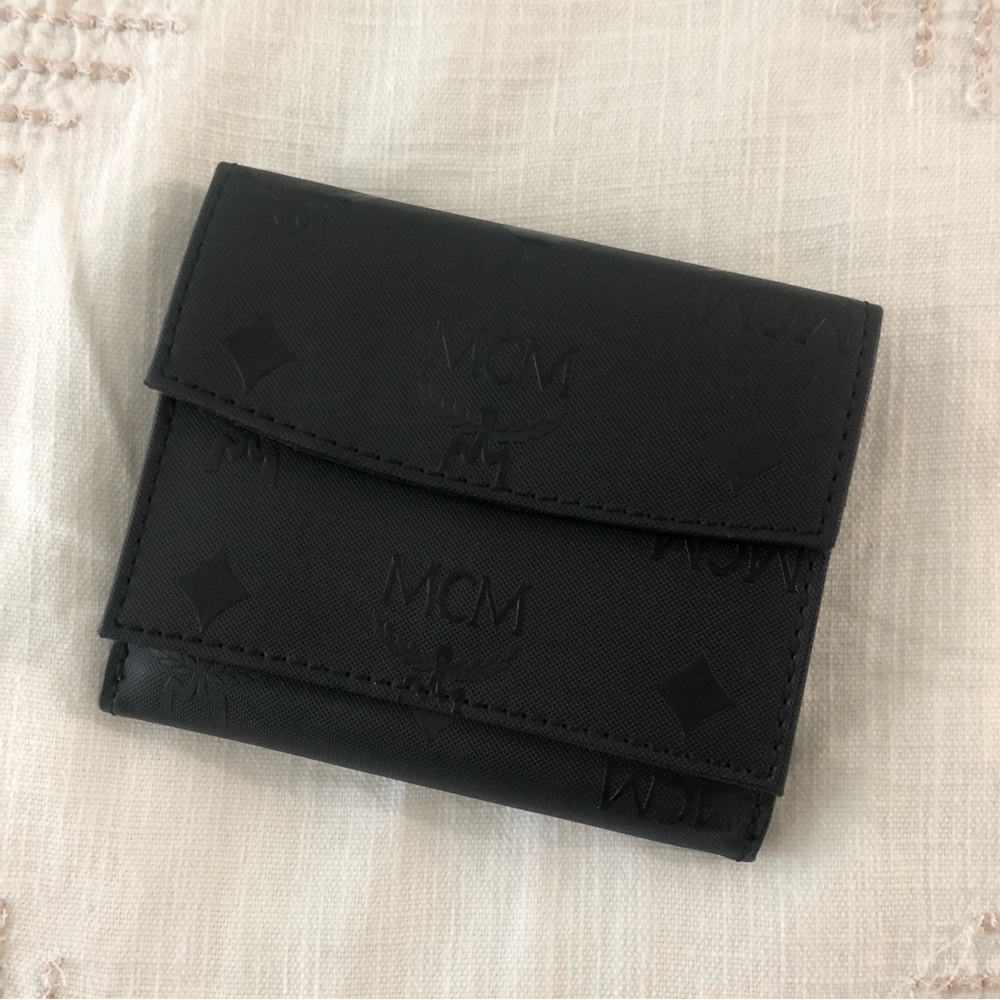 Mcm Black Monogram Wallet - image 1